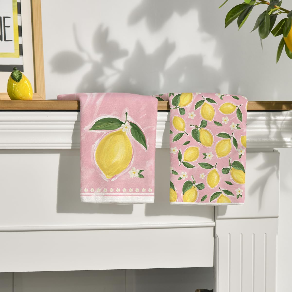 Set 2 Toallas Cocina Verano Girasol 18x26pulg