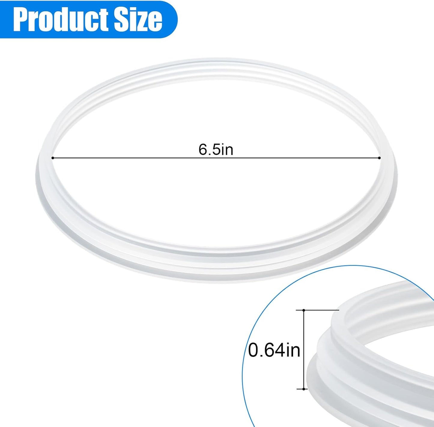 Sello de junta de tolva para máquina de granizado compatible con Bunn Ultra 2