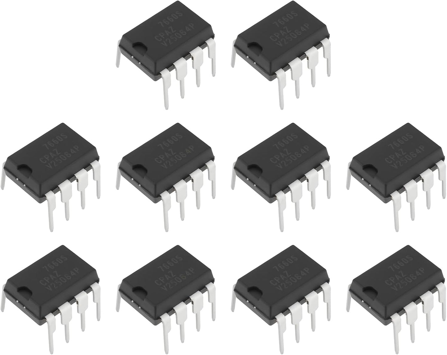 10 Pzas Convertidor Voltaje CMOS ICL7660 PDIP-8