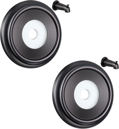 2 Anillos cubierta boquilla bañera con junta foam negro