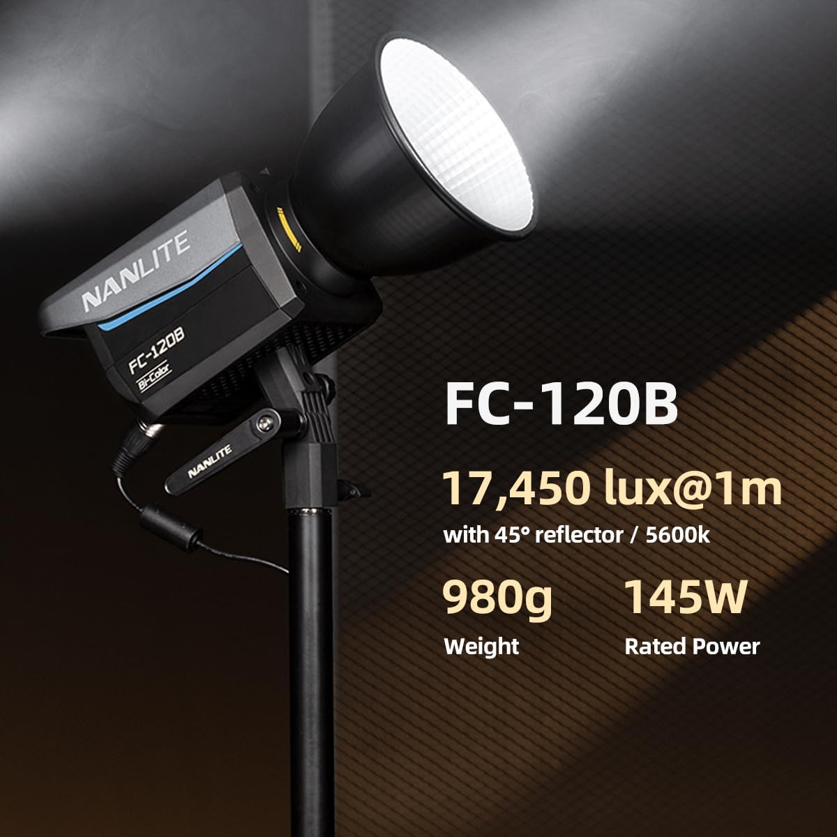 Luz LED estudio video Bowens FC-120B 145W