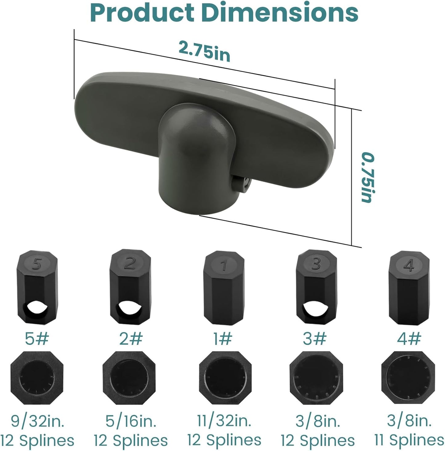 Manijas universal ventanas abatibles repuesto bronce satinado set 2