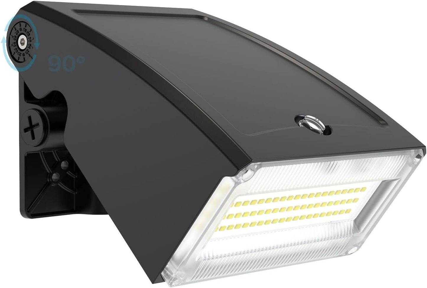 Luz LED pared 30-60W 5000K IP65 exterior ajustable