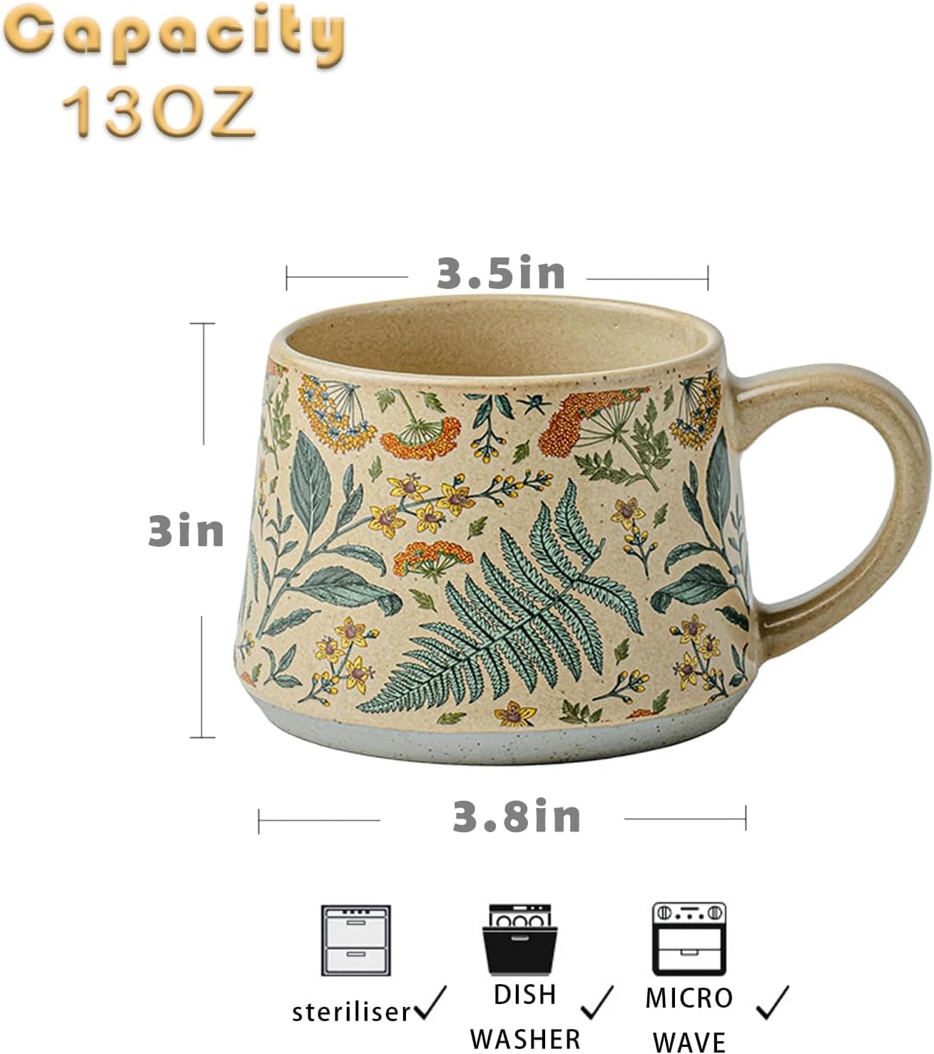 Taza de café de cerámica