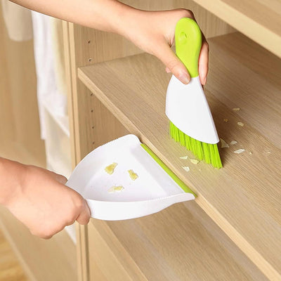 Juego recogedor escoba cepillo limpieza hogar