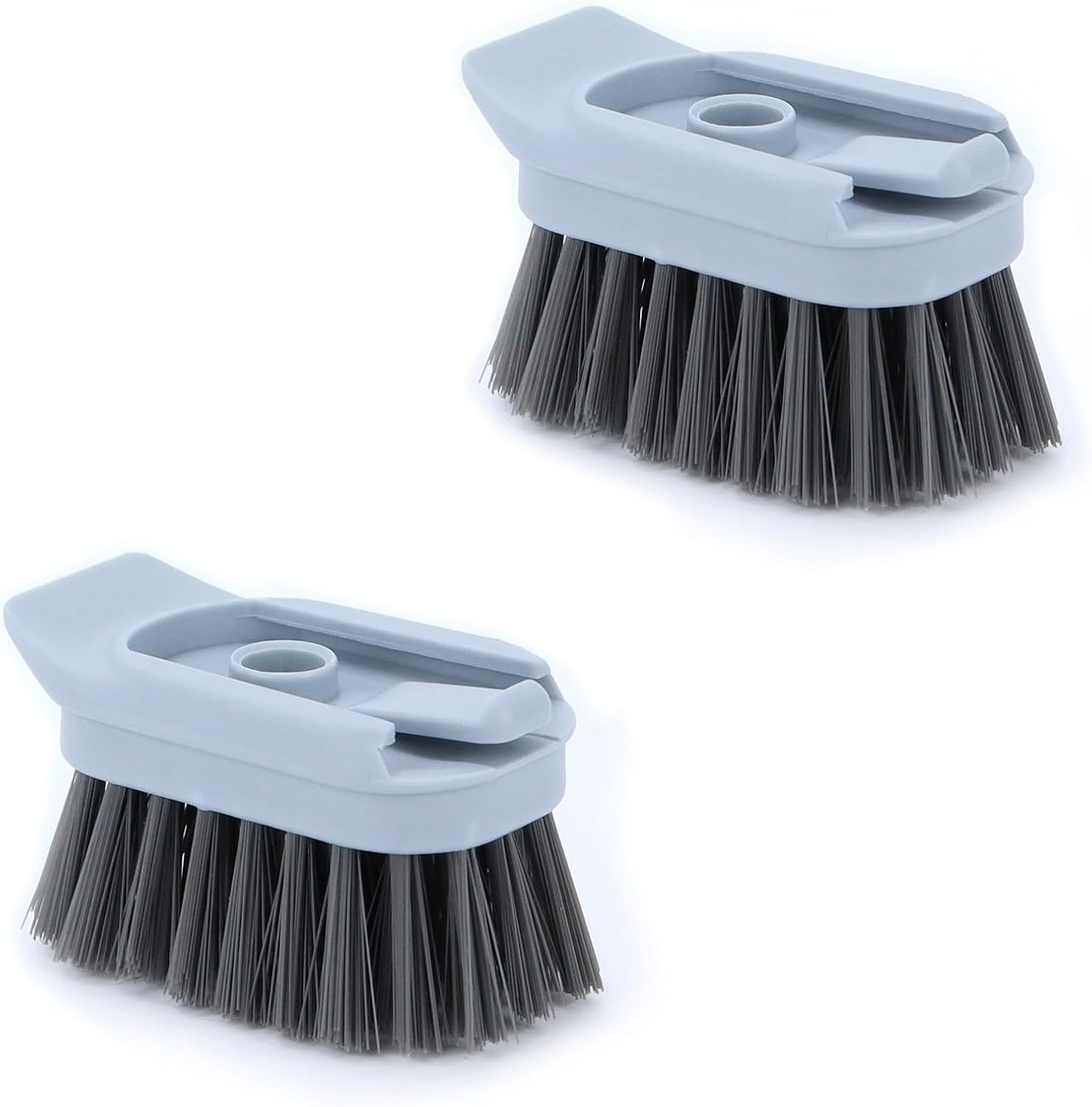 Cabezal cepillo platos reemplazable paquete 2 azul gris