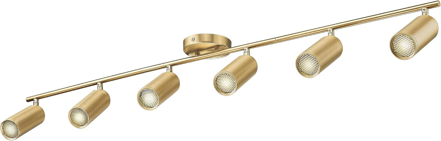 Luces LED riel 47.2pulg cocina 3000K kit dorado GU10