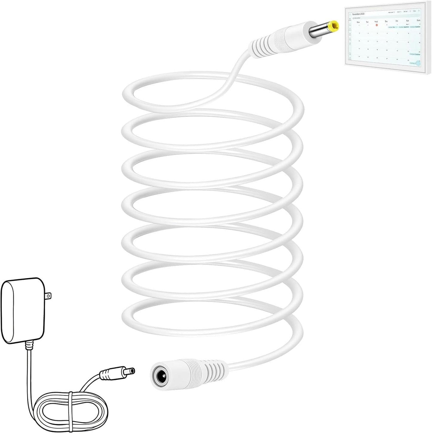 Cable alimentación extenso para cargador tragaluz
