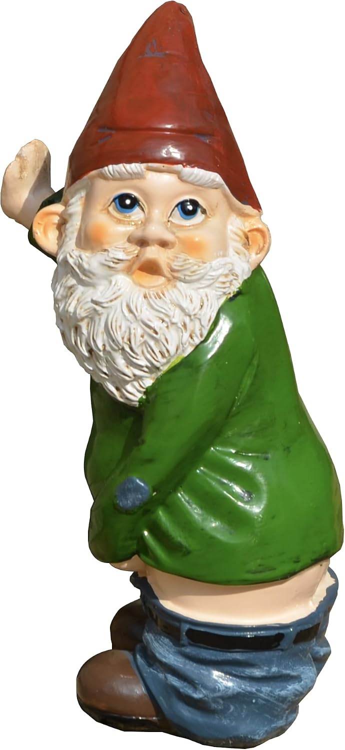 Estatua gnomo jardín decoración exterior 5.6pulg