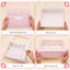 Cajas para magdalenas y cupcakes con ventana Moretoes rosa