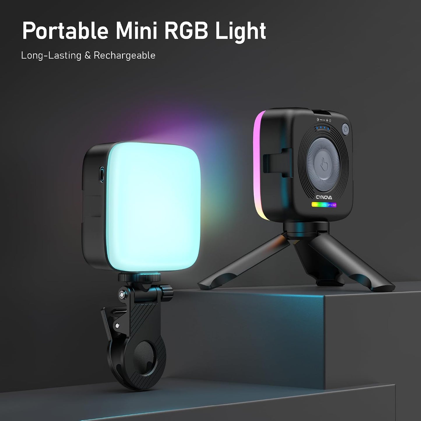 Luz magnética RGB LED 126 LED para vlogging y transmisión