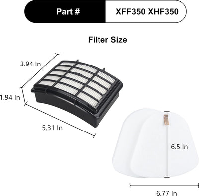 Filtro repuesto comp Shark NV360 X5 2 HEPA