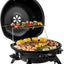 Parrilla eléctrica mesa portátil 1600W negro