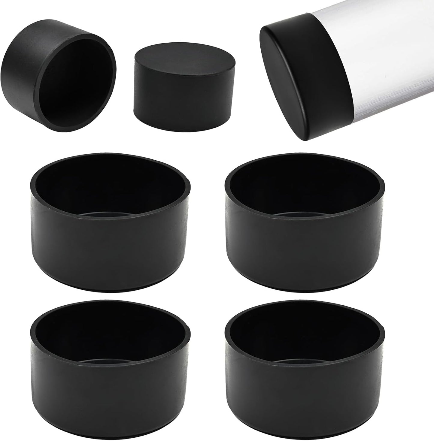 Protectores piso silicona para patas silla antideslizante