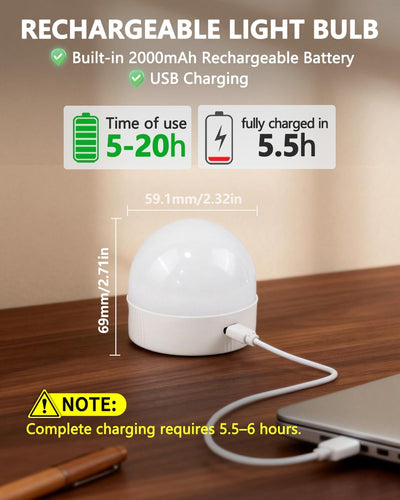 Bombilla LED USB magnética E14 con control remoto cambio de color
