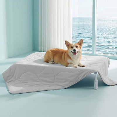 Manta refrescante perros grandes 40x50pulg color gris