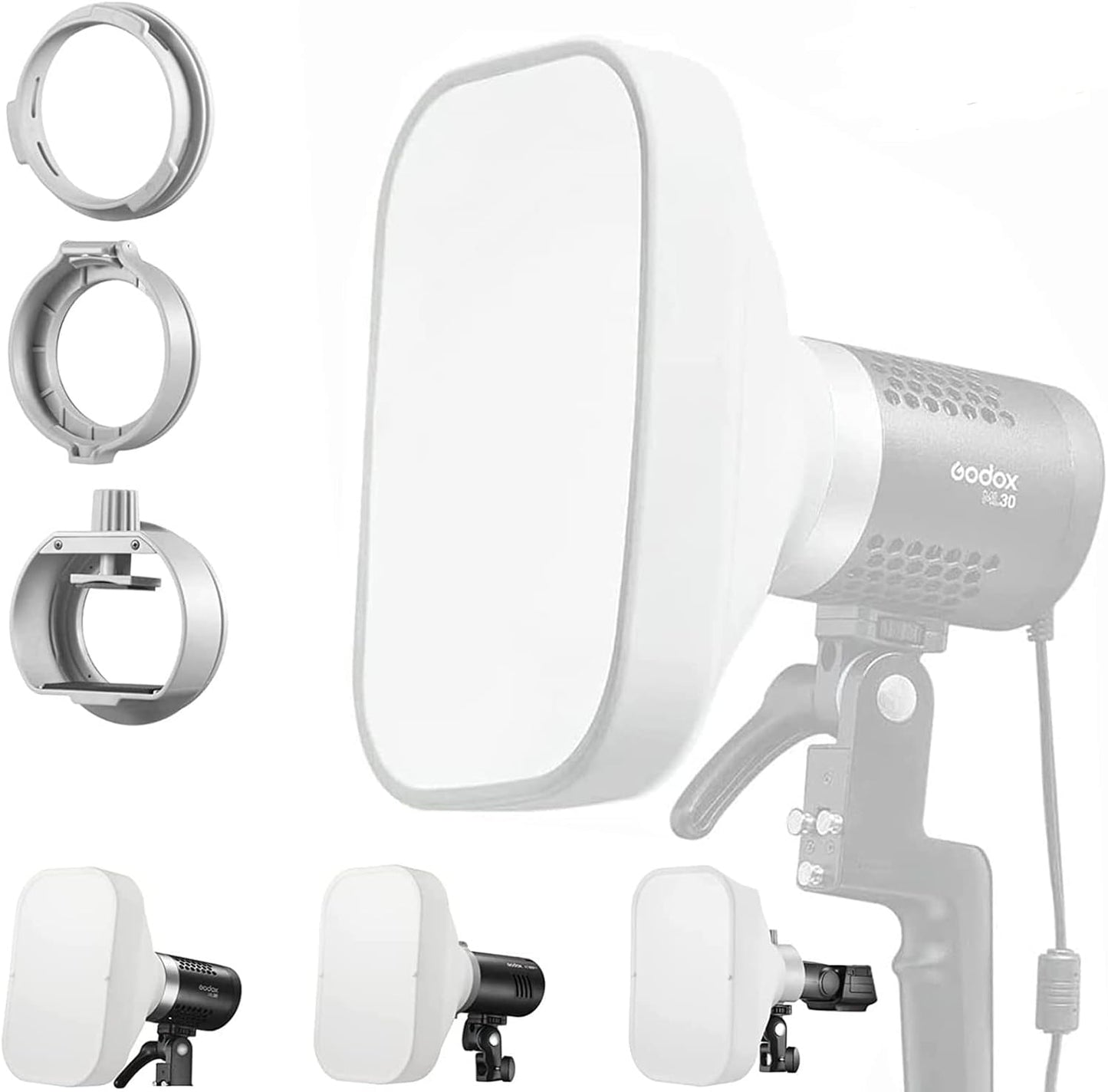 Kit difusor flash suave compat con V1 AD100PRO AD200PRO