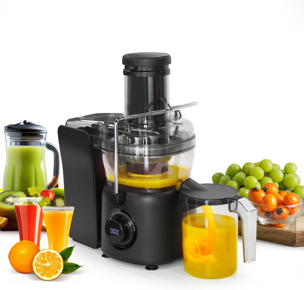 Extractor Jugos Centrífugo 1250W Canal 3.35pulg
