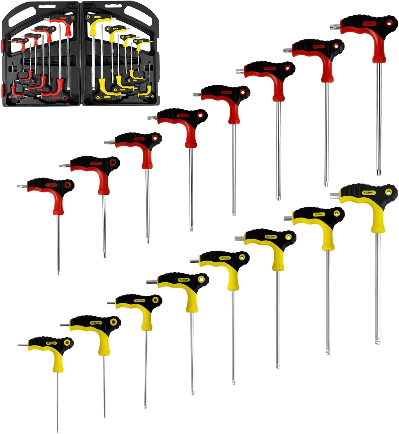 Set 16 Llaves Allen Térmicas Tratadas con Funda