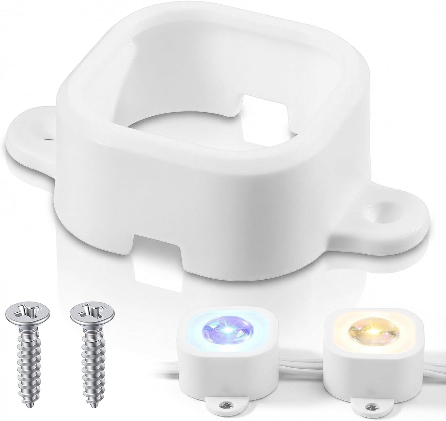 60 Clips Luz Comp Govee H706 Soporte Permanente Blanca