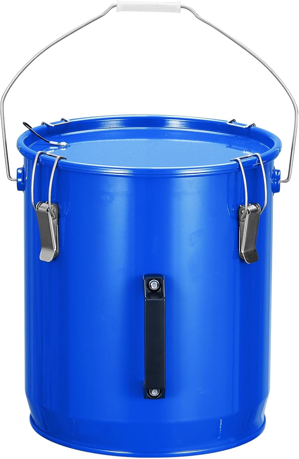 Cubo grasa freidora acero carbono 6gal antióxido con tapa