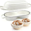 Horno Holandés Doble Esmaltado Hierro Fundido con Cesta Pan 5pulg