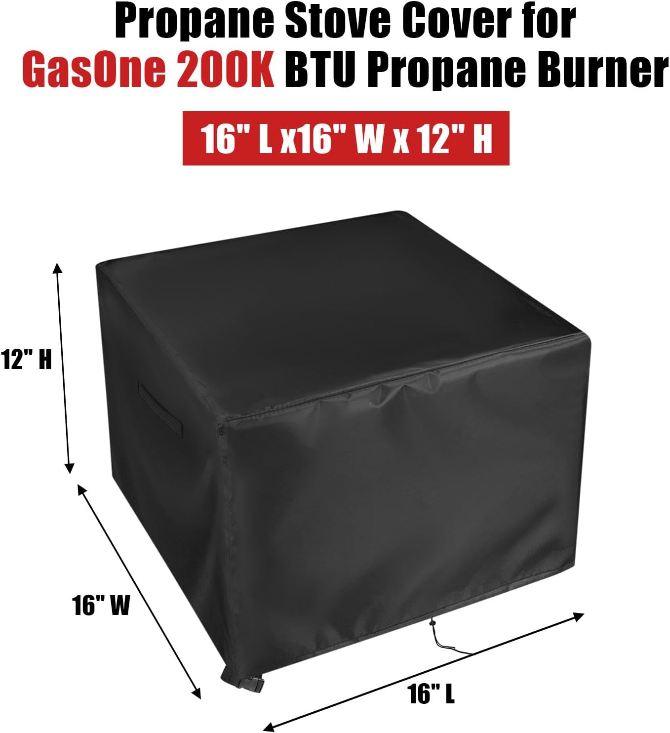 Cubierta estufa propano 200K BTU impermeable cocina