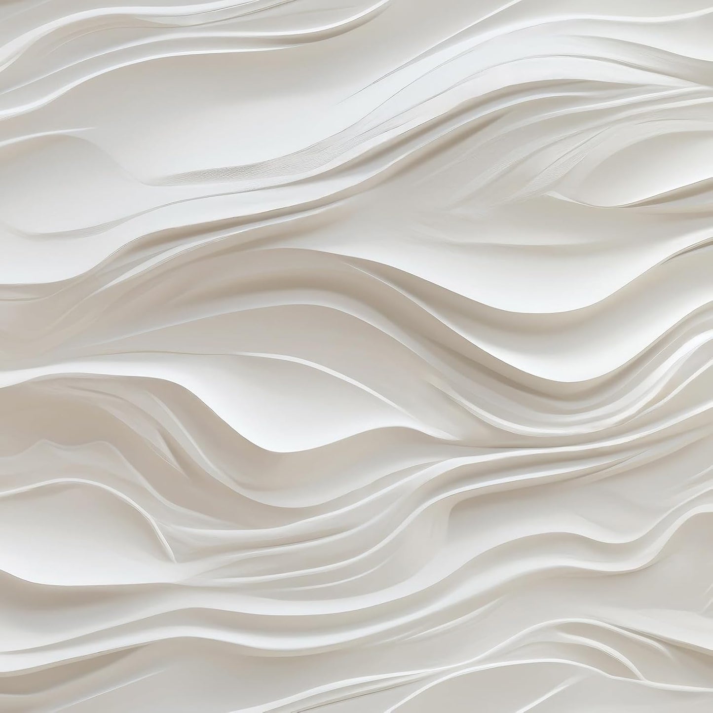 Papel tapiz 3D prepegado blanco moderno 17.5x80pulg