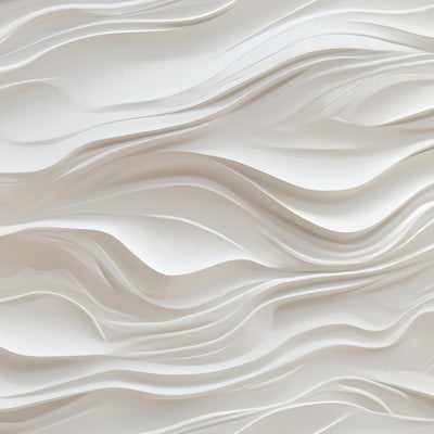 Papel tapiz 3D prepegado blanco moderno 17.5x80pulg