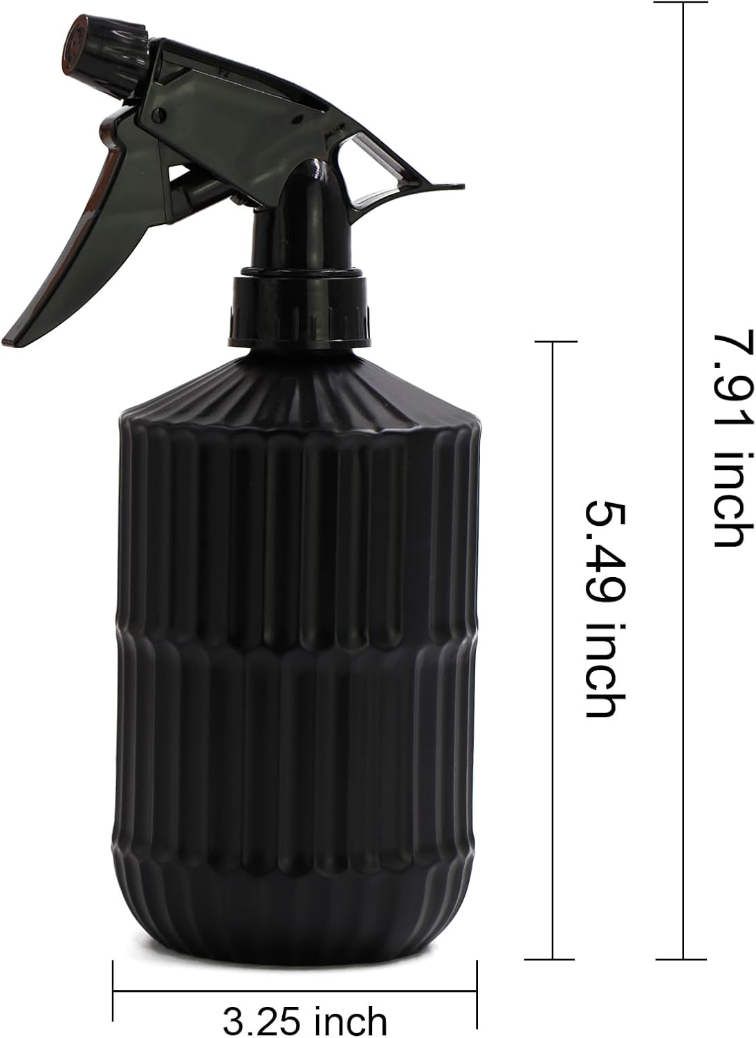 Botella pulverizadora vidrio rociador plantas 0.45L
