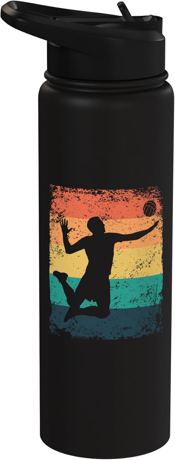 Botella térmica acero inox para playa hombre mujer vintage