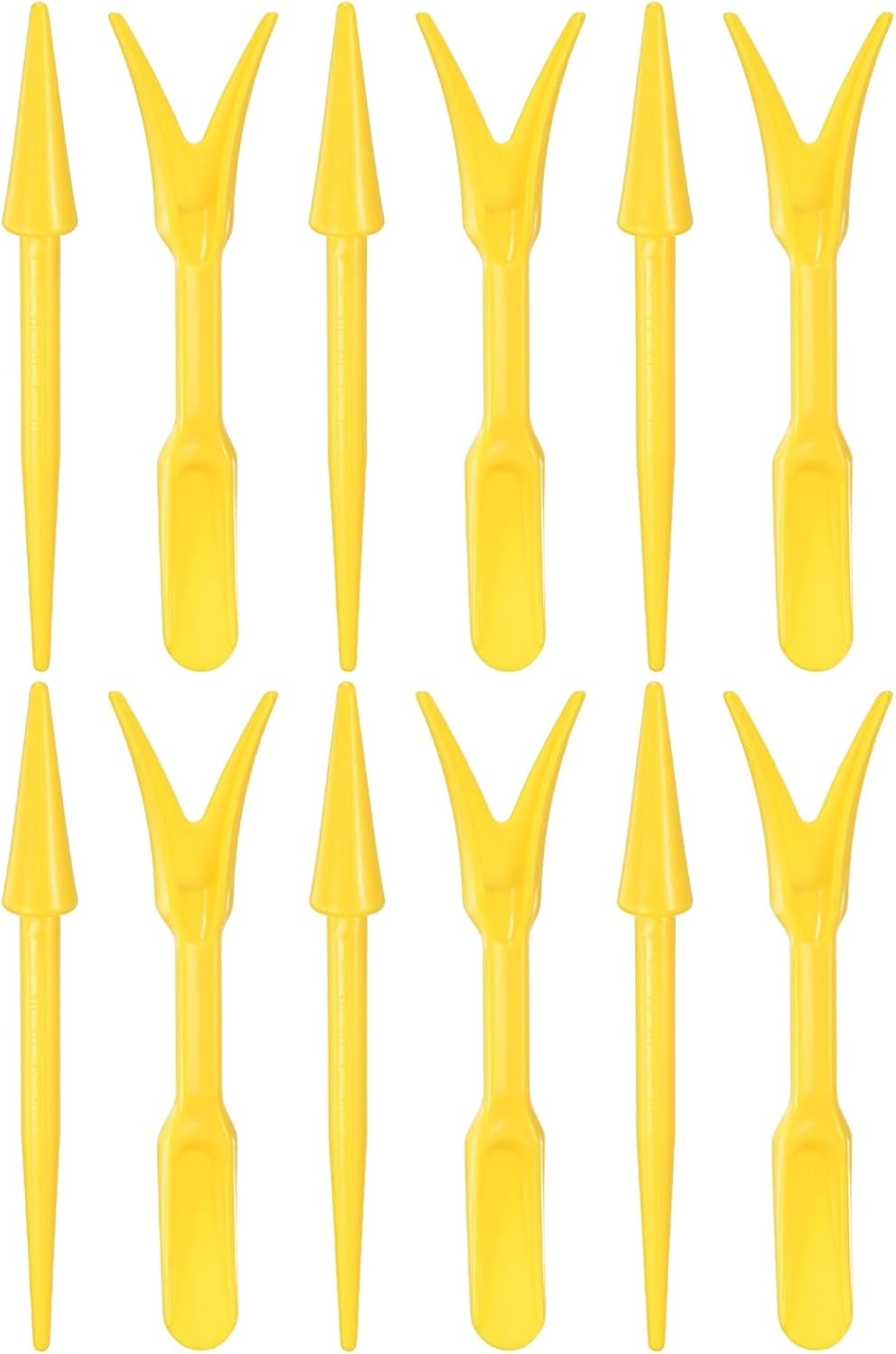 Set 12 Herramientas Jardinería Plástico Amarillo
