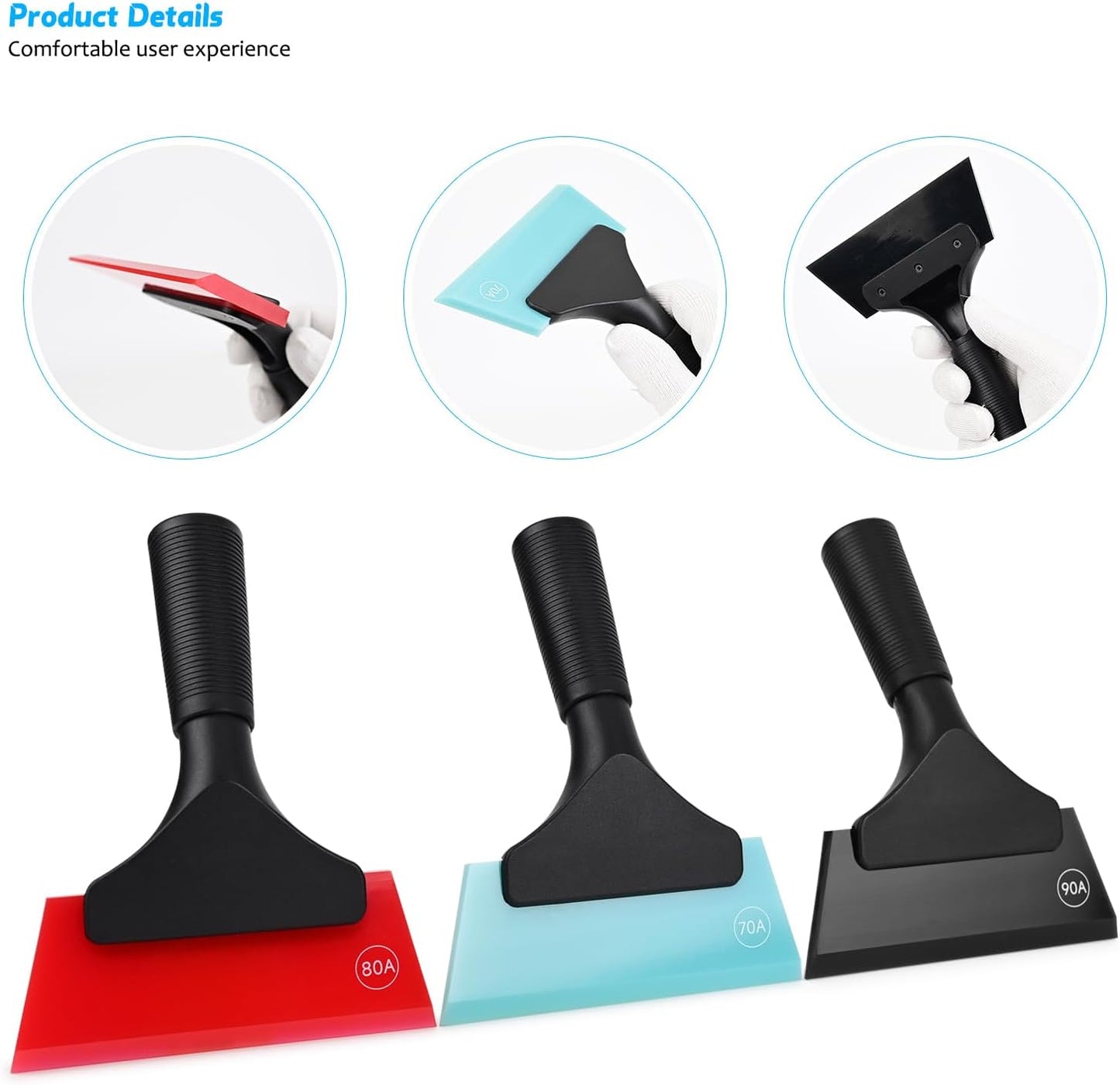 Escobilla goma multiusos para vidrio puerta ducha y parabrisas