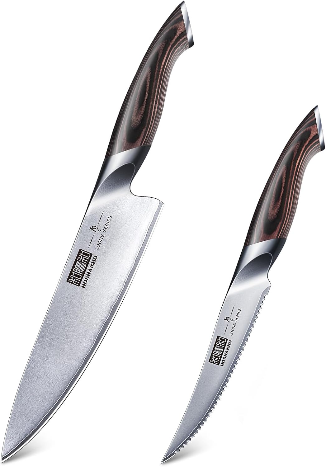 Cuchillos Chef y Tomate Acero Inox 5x8pulg