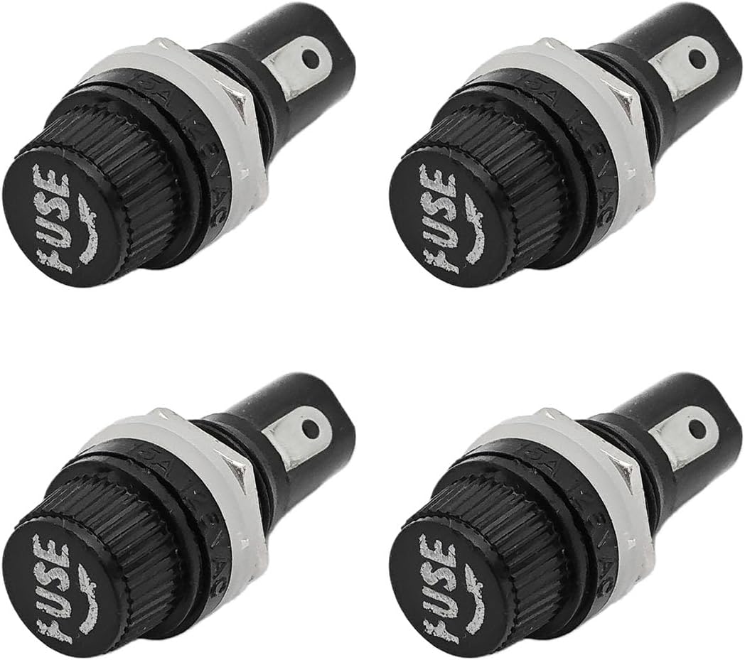 Soporte fusible 5x20mm con tapa para paneles eléctricos