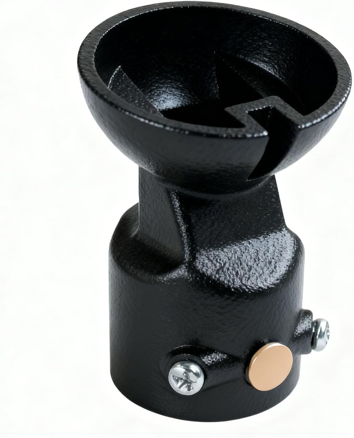 Adaptador ventilador techo inclinado soporte negro