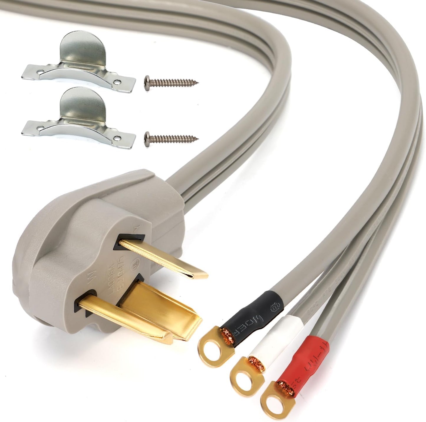 Cable secadora 3 clavijas NEMA 10-30P 30A