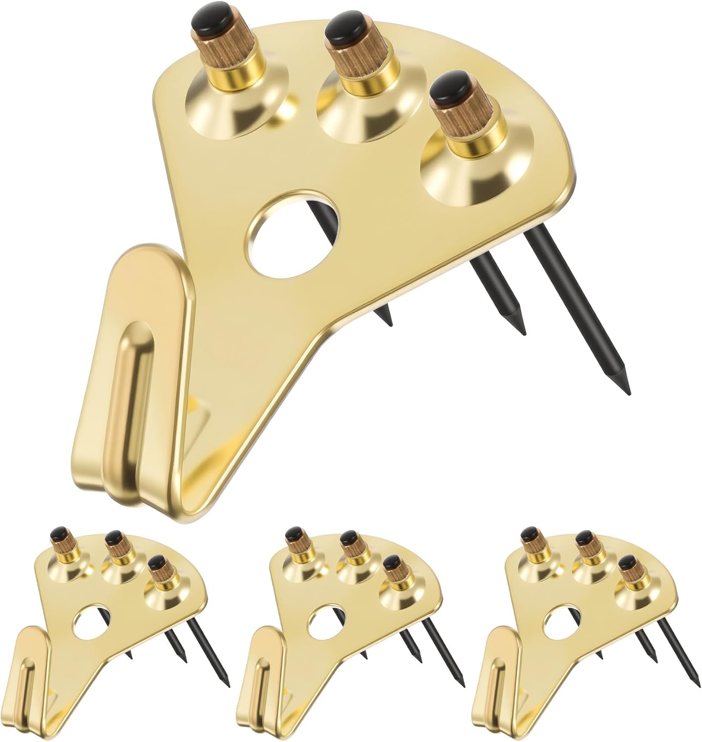 Pack 4 soportes cuadros resistente para madera yeso
