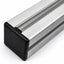 12 Pzas Tapón Aluminio Perfil 4040 Negro