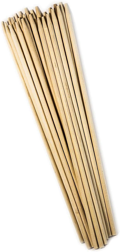 Palitos madera 30pulg paquete 100