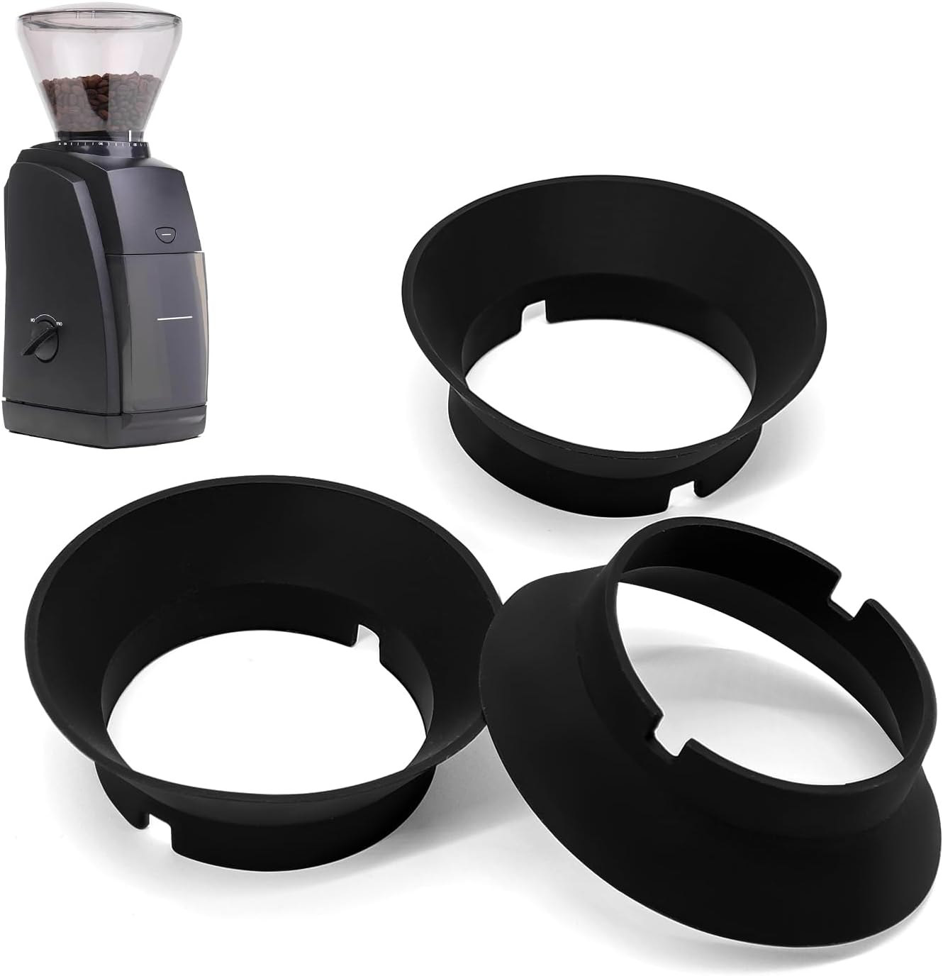 Juego de 3 sellos de molinillo de café para Baratza Encore y Virtuoso