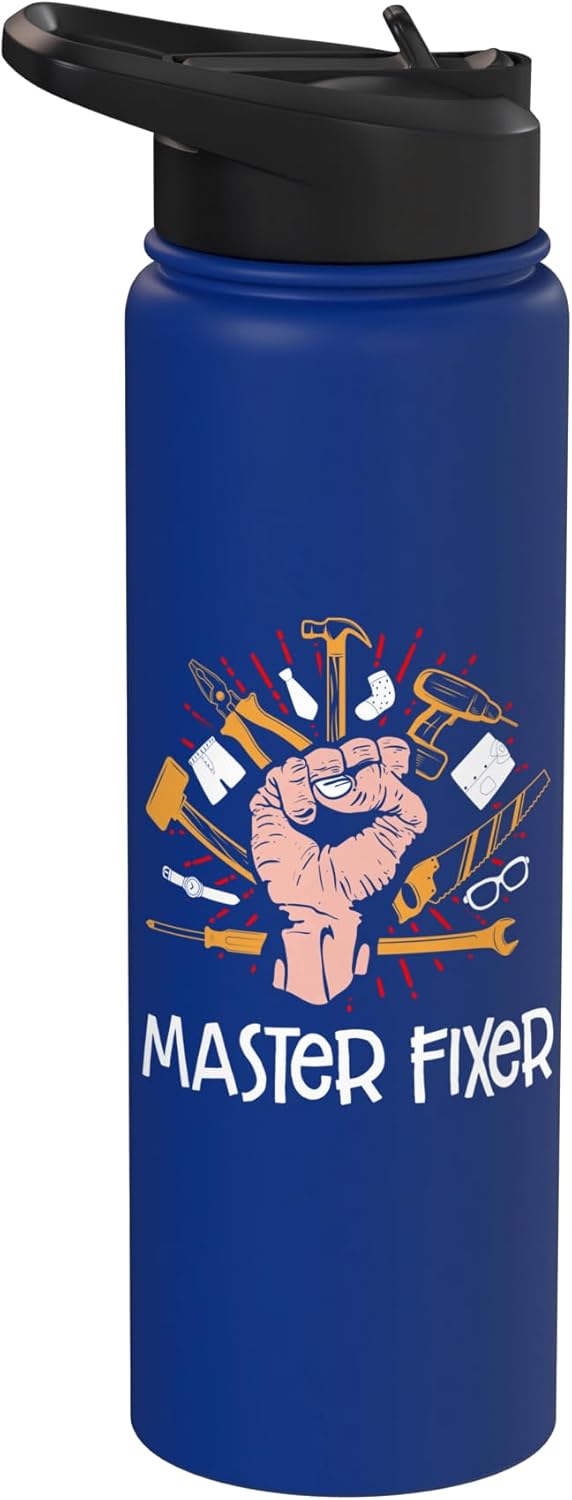 Bote de agua aislado acero inoxidable sin BPA para papá