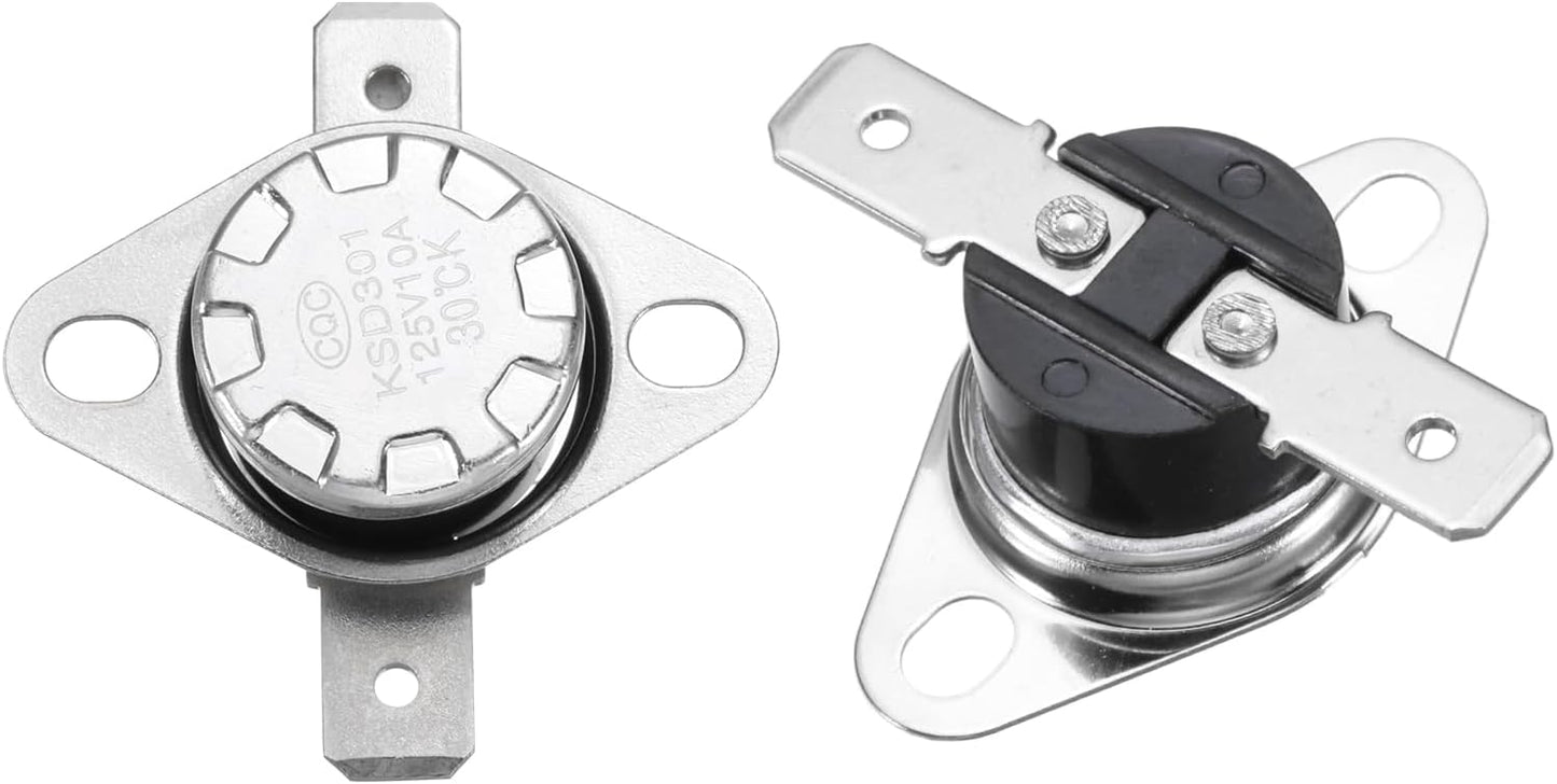 2 Pzas Termostato KSD301 86°F para Microondas
