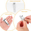 16 Pzas Clip Visera Acero Inox Auto Bricolaje