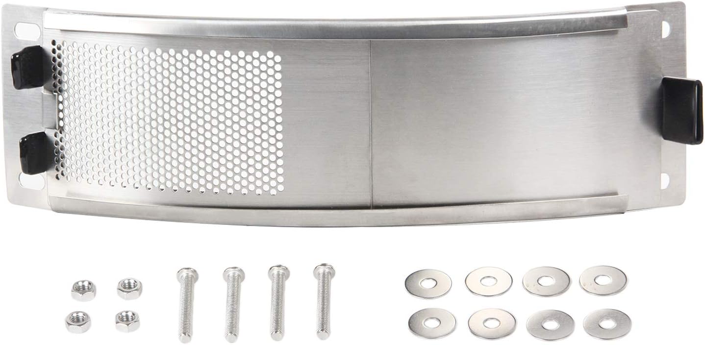 Puerta tiro acero inox para huevo verde comp Kamado