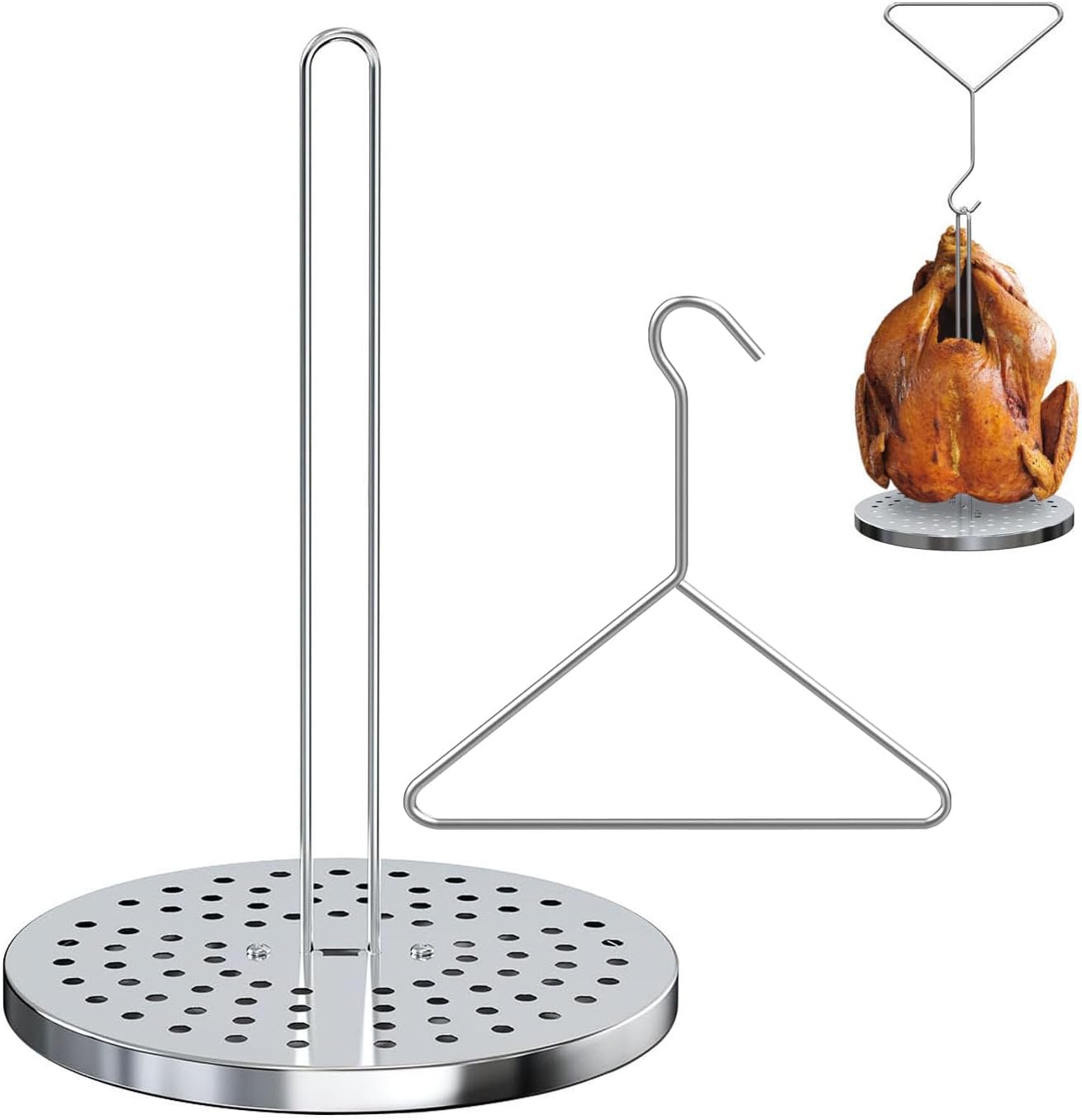 Kit soporte freidora pavo acero inox vertical