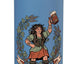 Botella agua acero inox aislada fiesta renacimiento