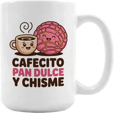 Taza de café con diseño pan dulce concha 15 oz divertido regalo para tía o mamá