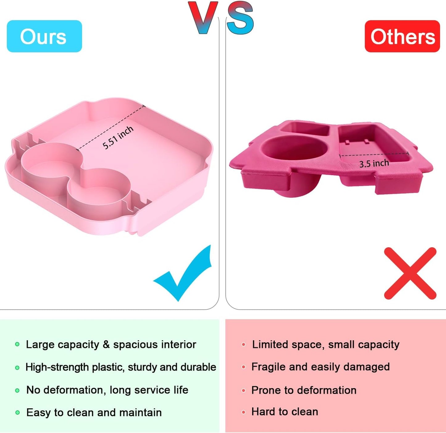 Bandeja portavasos Bogg Bag XL soporte ABS resistente agua