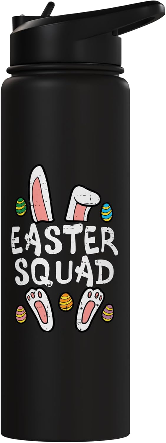 Bebida para agua acero inoxidable Easter Squad Bunny Crew niños adultos